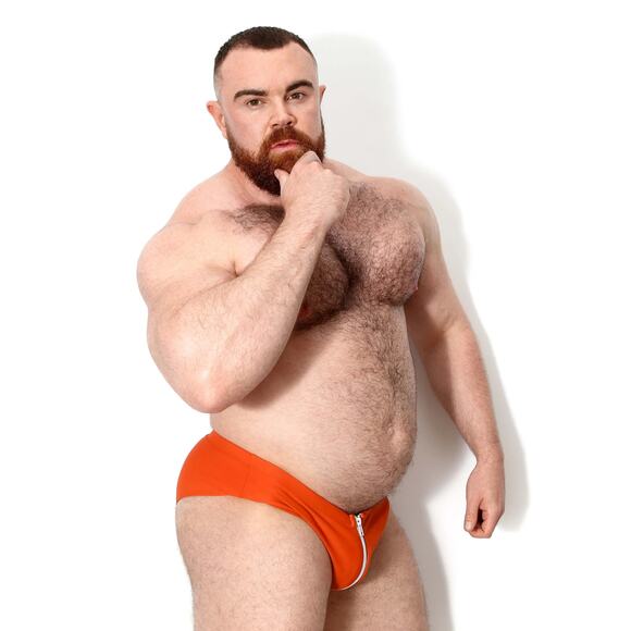 Dark Room Easy Access Bikini Sunset Orange Swim Speedo XS X-Small - Picture 3 of 9